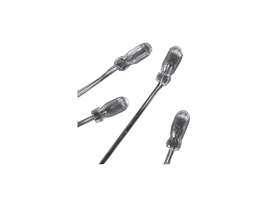 T-1 3/4 wire lead bulb