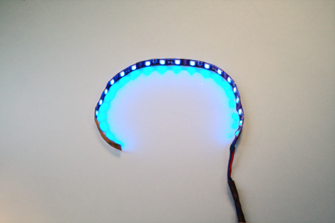 Full color LED strip lights - blue