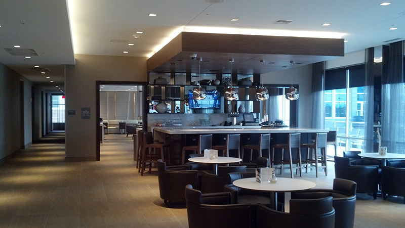 Marriot Hotel Custom LED Lighting-Bar Lounge Area