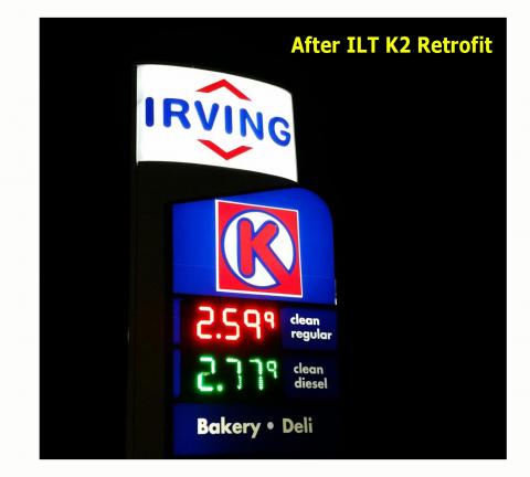 Irving Oil LED Sign Retrofit