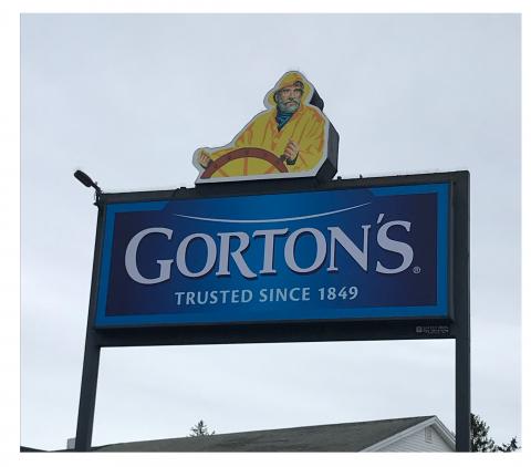 Gorton's Fisherman Sign