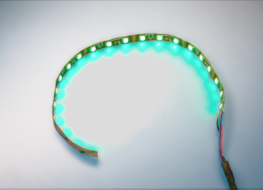 Full color flexible LED strips