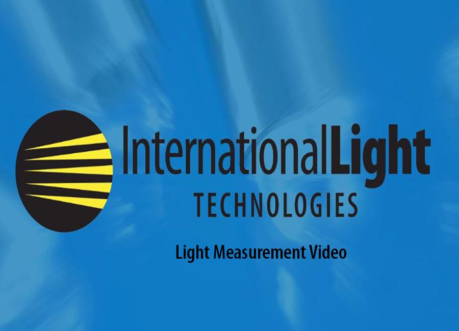 ILT Light Meter Selection Video